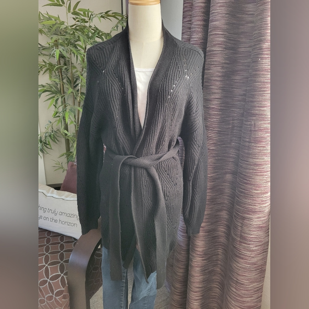 ^Harper Belted Knit Cardigan